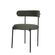 9 Kit 2 Cadeiras Serena Rivatti 54 cm -Largura- Estofado em Boucle Verde e Base em Aco Preto